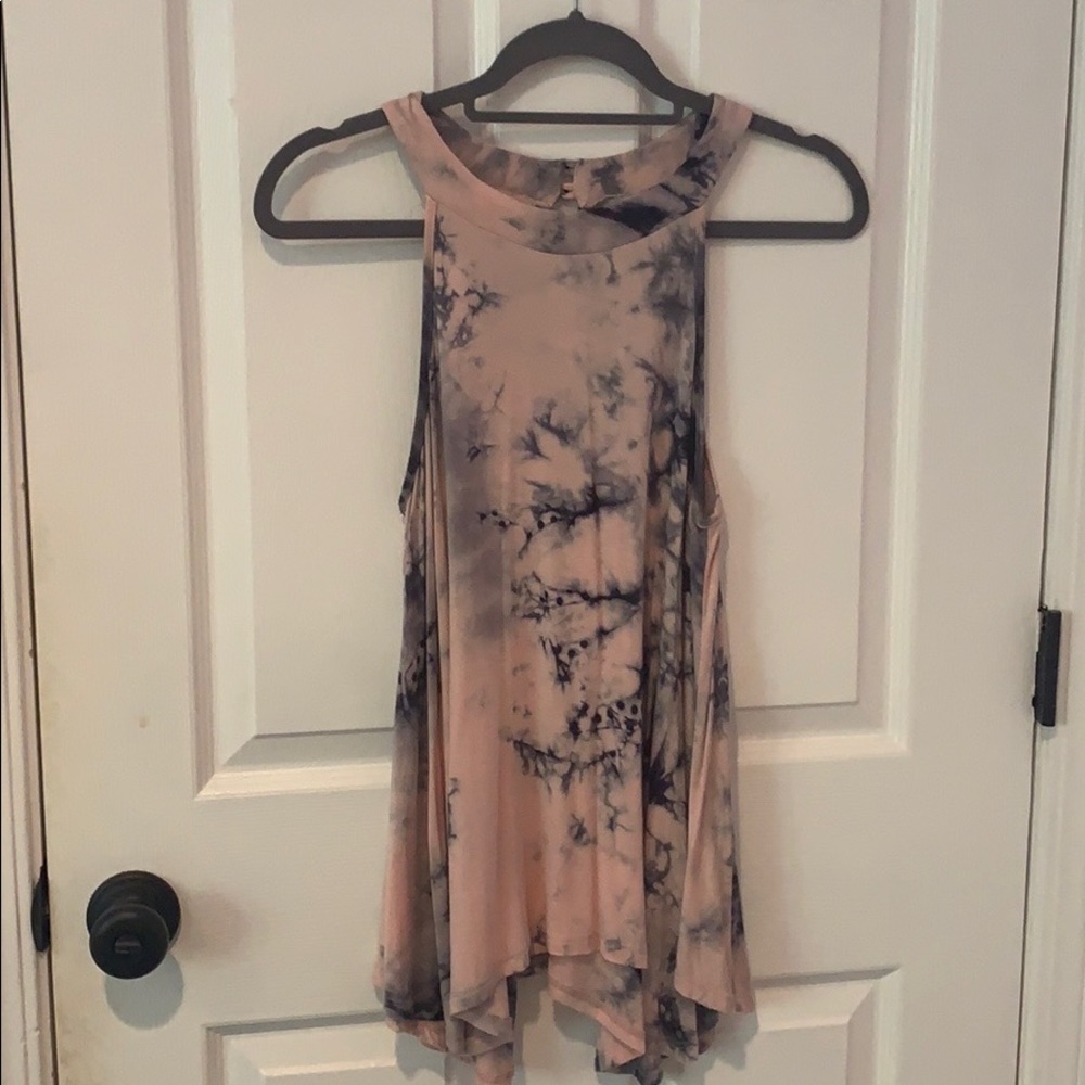 High neck tank top
